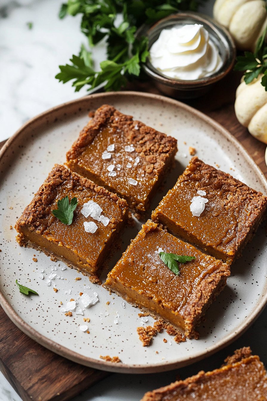 Easy Pumpkin Pie Bars