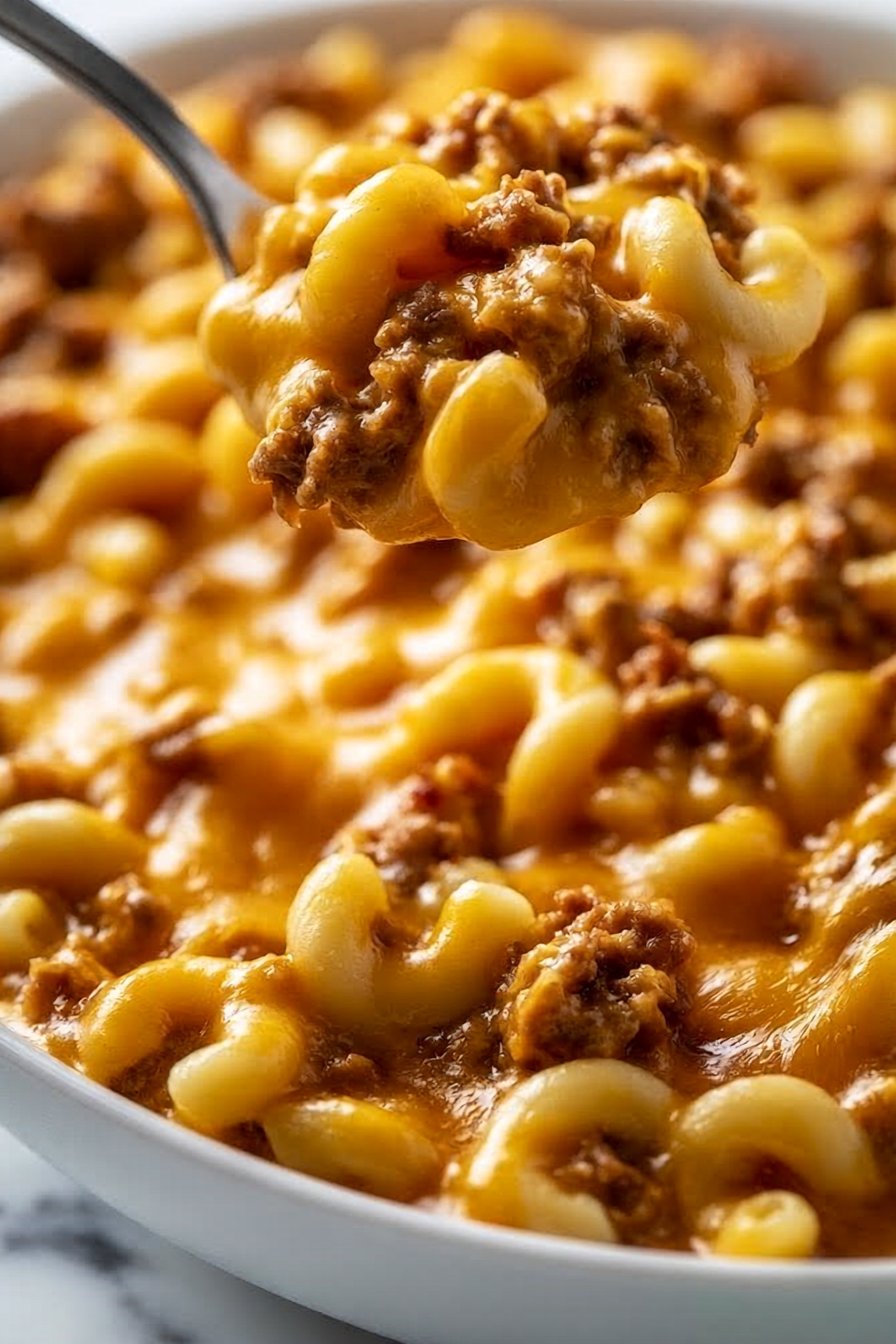 Cheesy Hamburger Helper