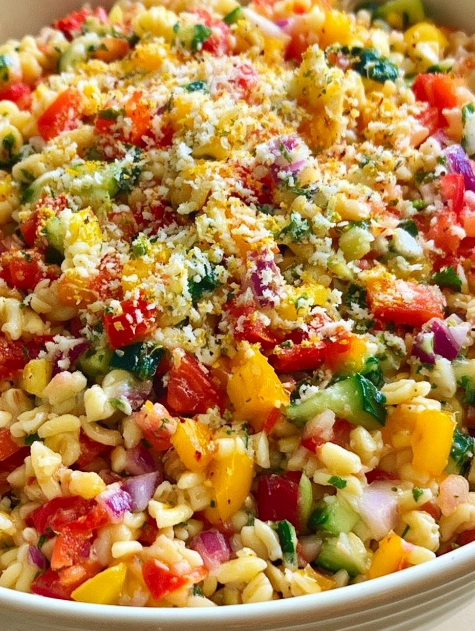 Ensalada de Pasta Orzo de Verano
