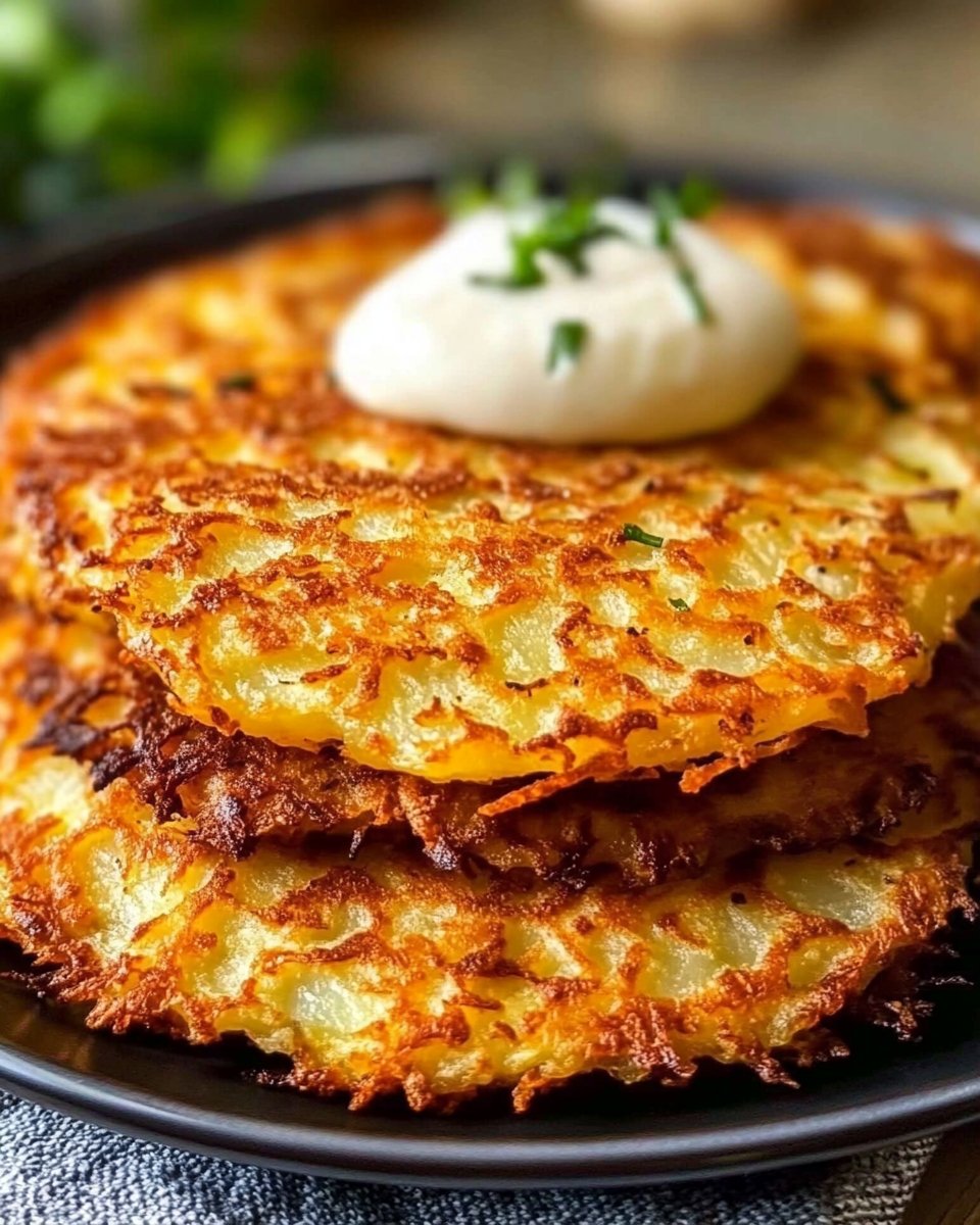 Knusprige Kartoffelrösti aus dem Airfryer