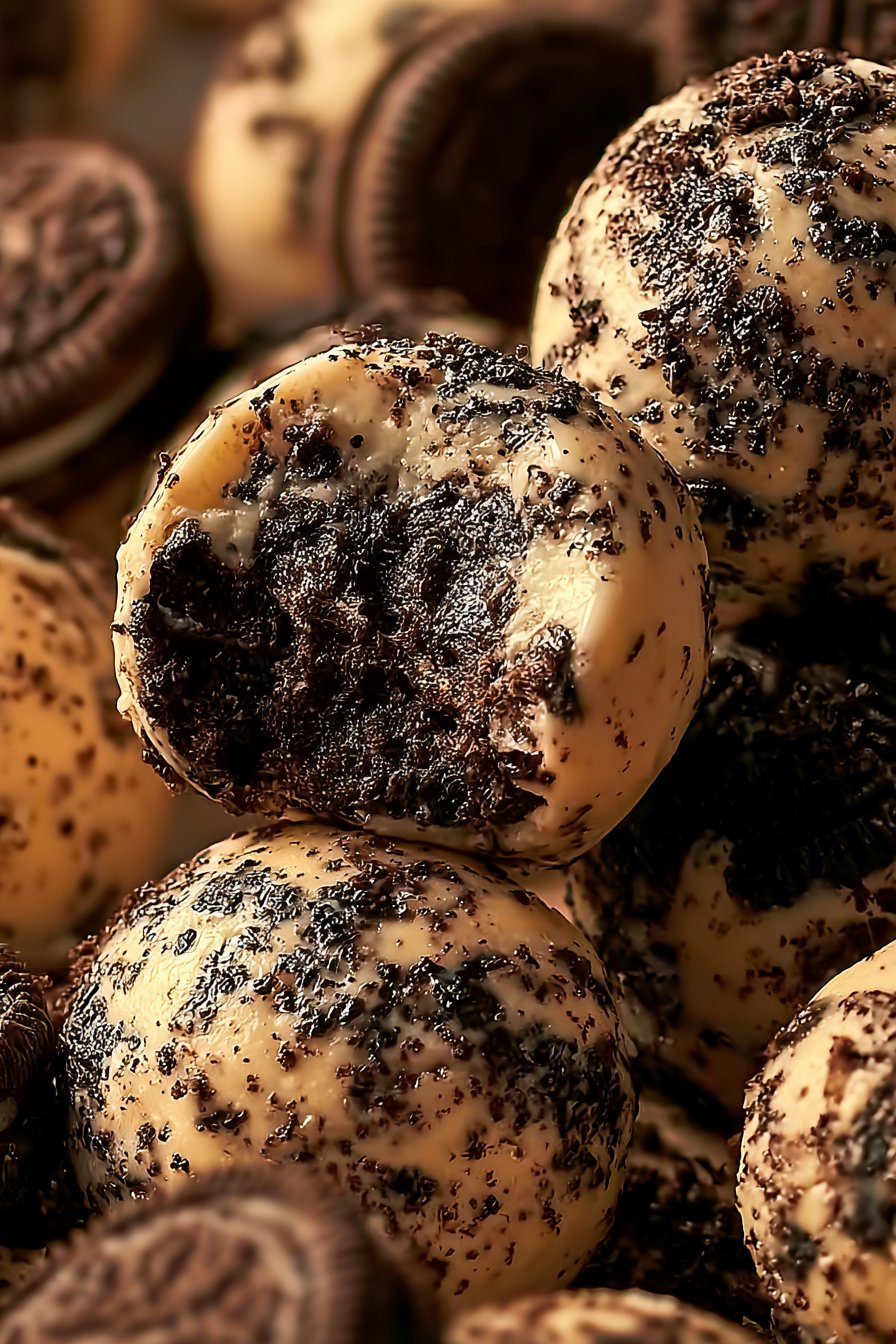 Creamy 30-Minute No-Bake Cream Cheese Oreo Protein Balls