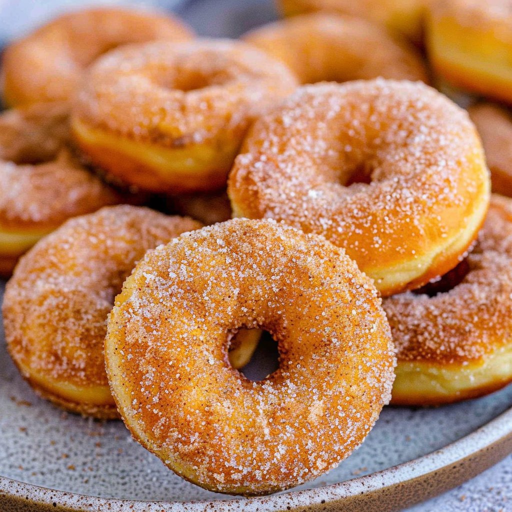 Mini Cinnamon Sugar Donuts