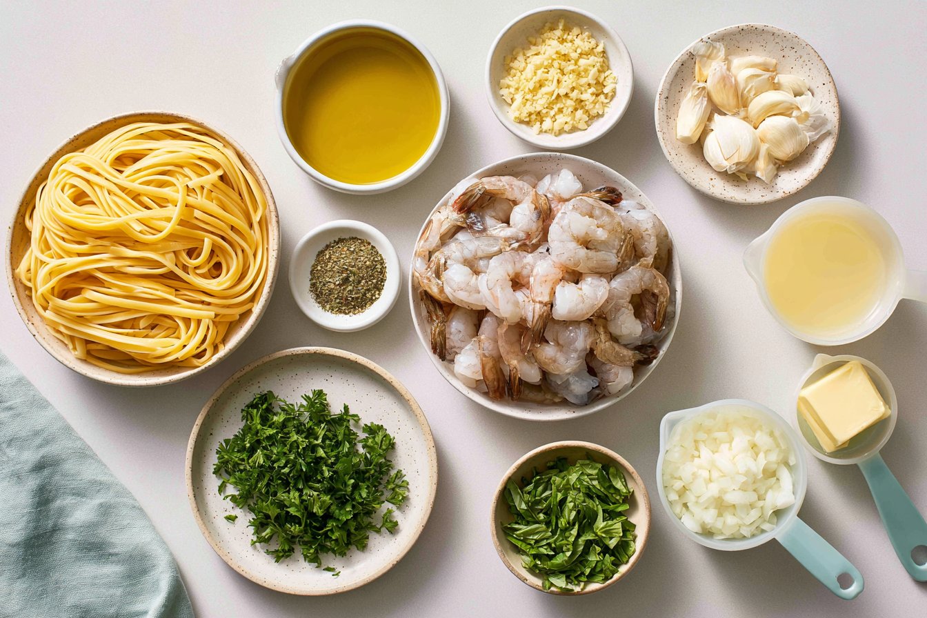 Shrimp Scampi with Spaghetti