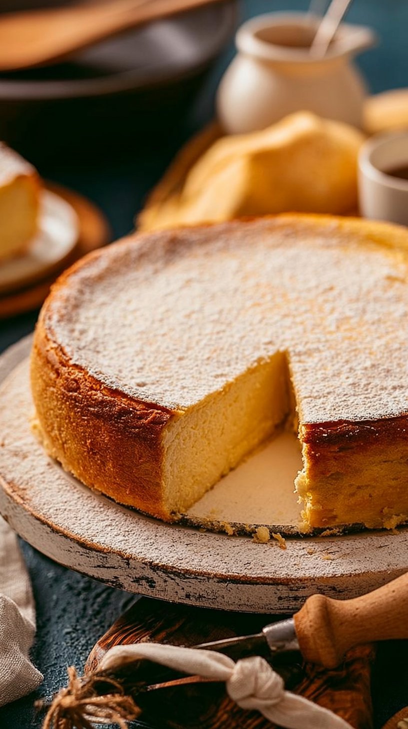 Käsekuchen ohne Boden