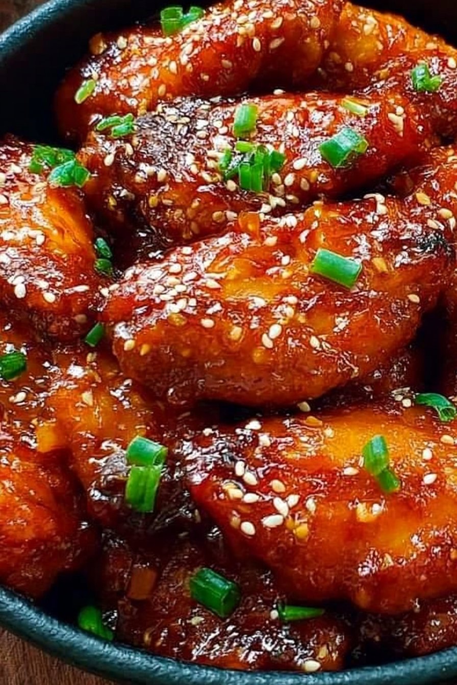 Honey Garlic Chicken Wings