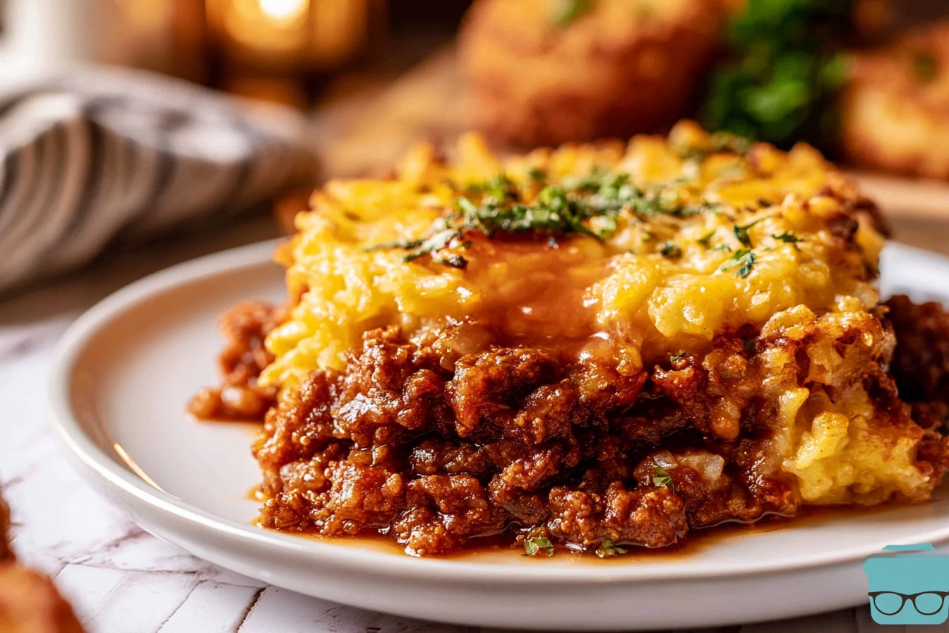 Crock Pot Sloppy Joe Hash Brown Casserole