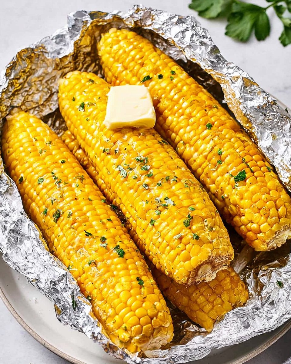 Grilled Corn on the Cob in Foil
