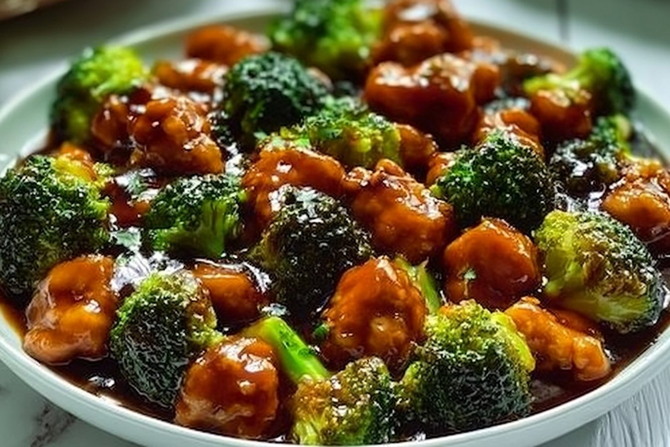Better-Than-Takeout Sticky Chicken and Broccoli