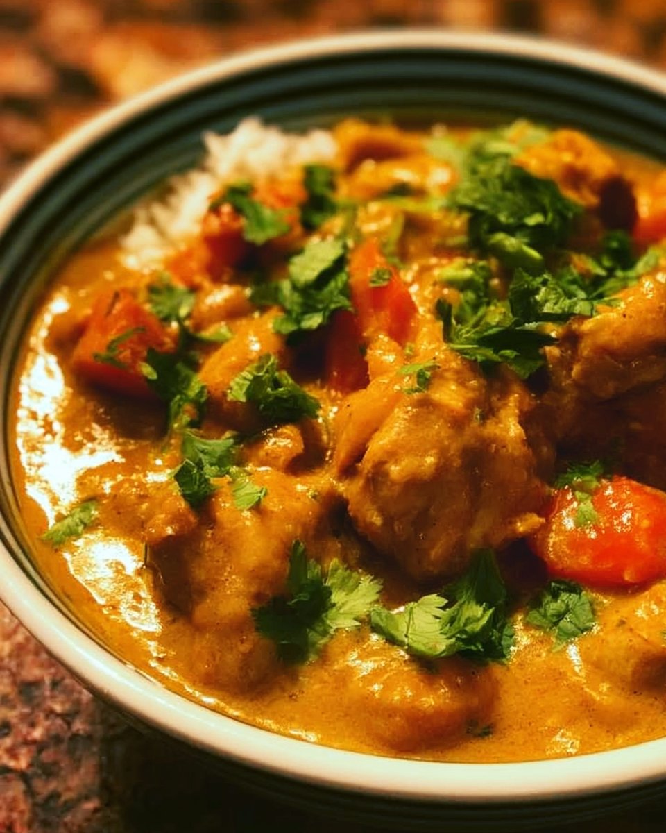 Crockpot Coconut Curry Chicken