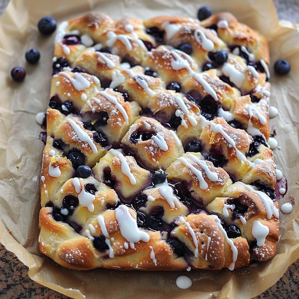 Blueberry Lemon Focaccia