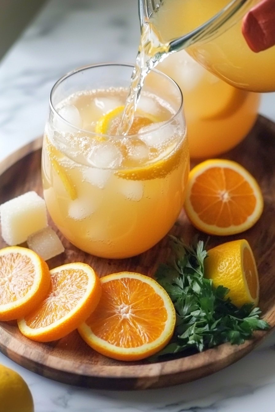 Einfache Orange-Limonade-Rezept