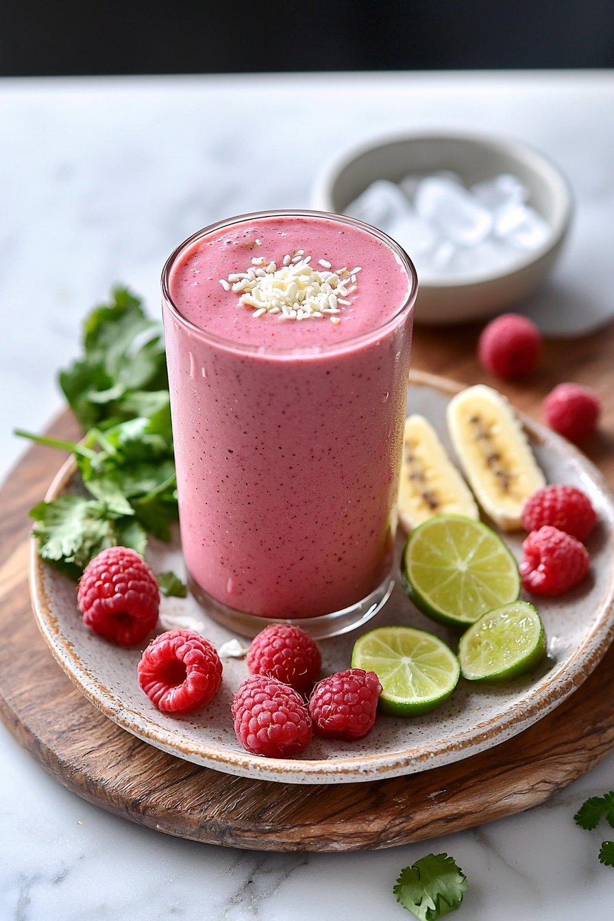 Raspberry Lime Smoothie