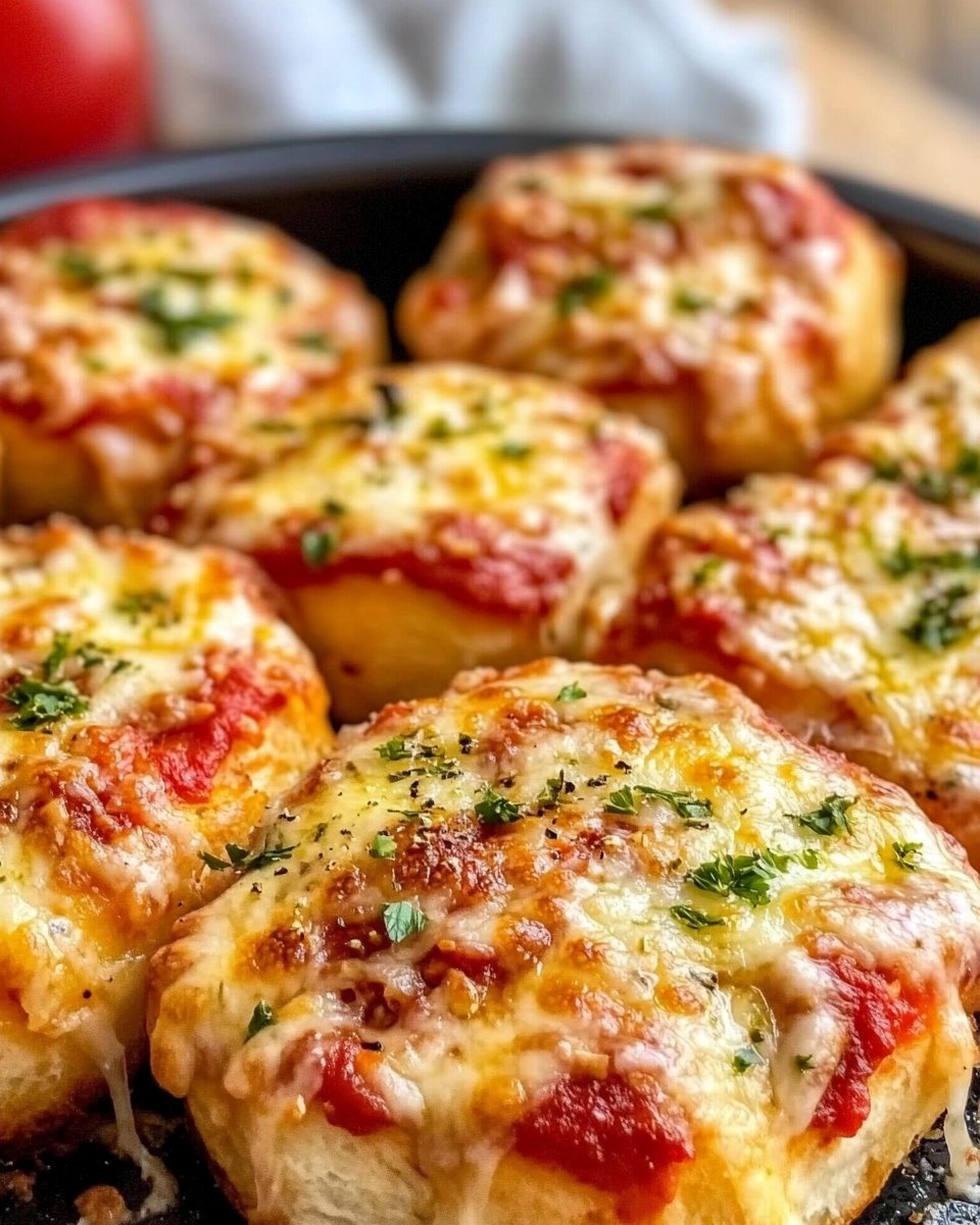Pizzabrötchen aus dem Airfryer – schnell & knusprig