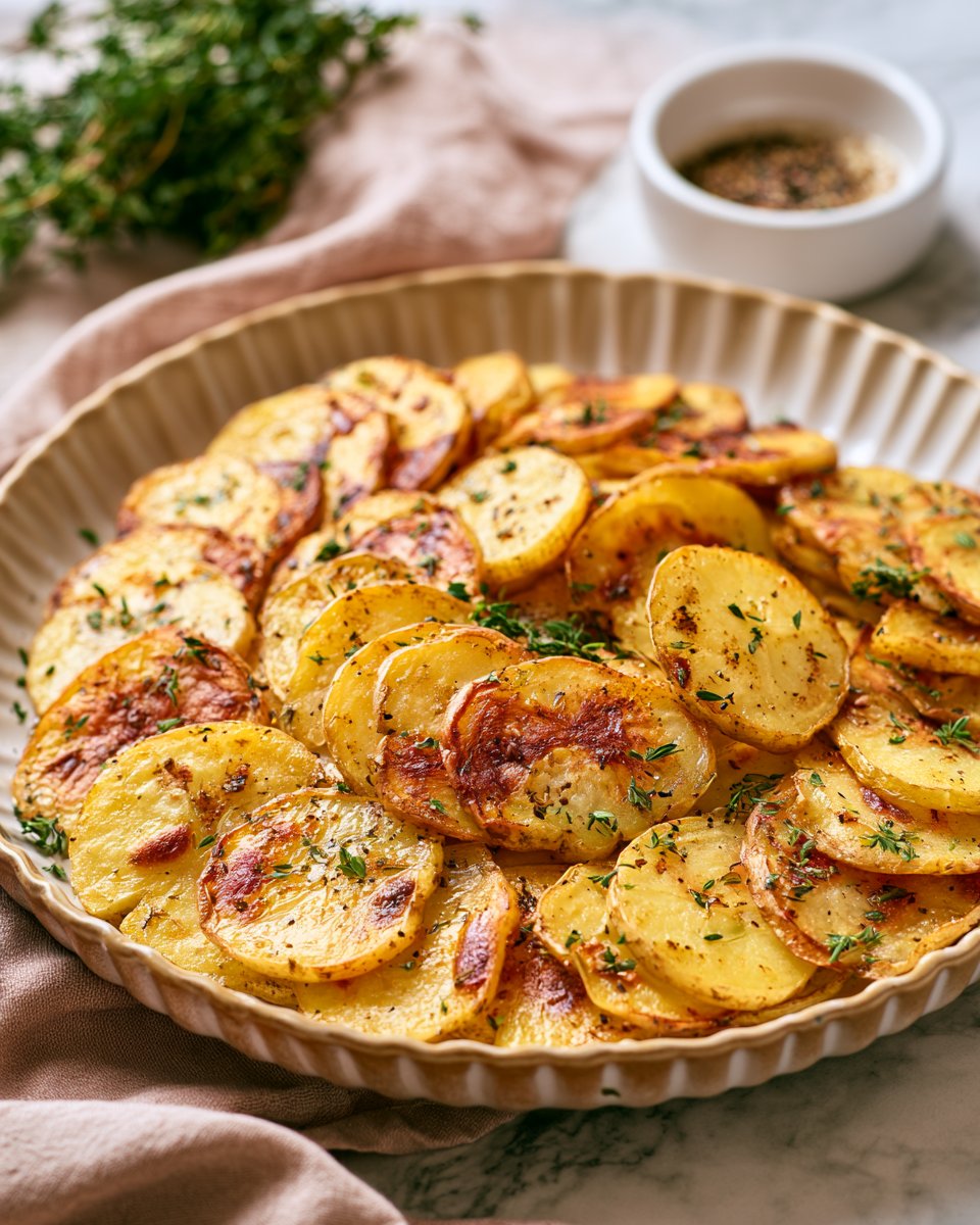 Sliced Potatoes In Oven