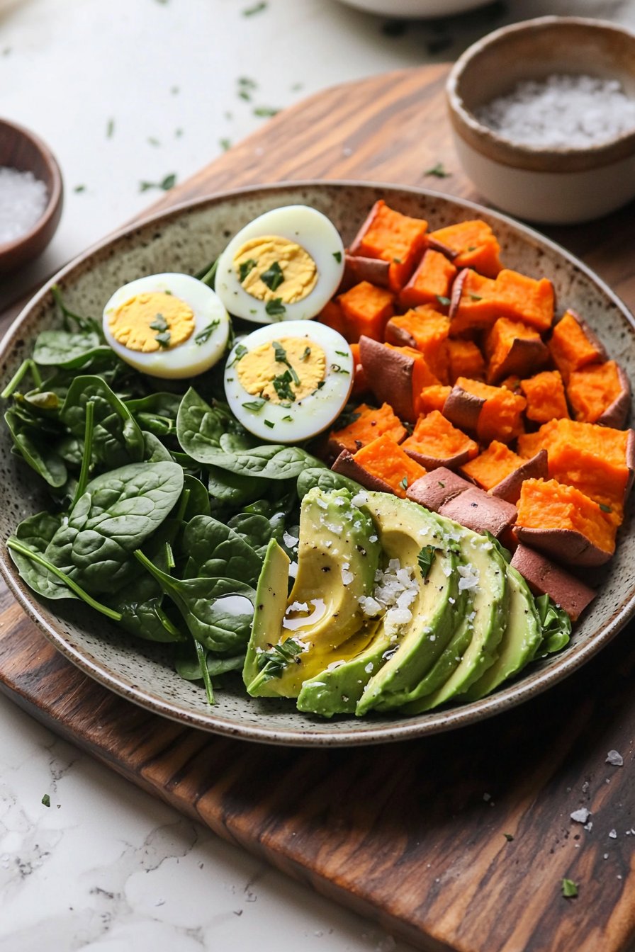 Süßkartoffel Frühstücksschale Meal Prep
