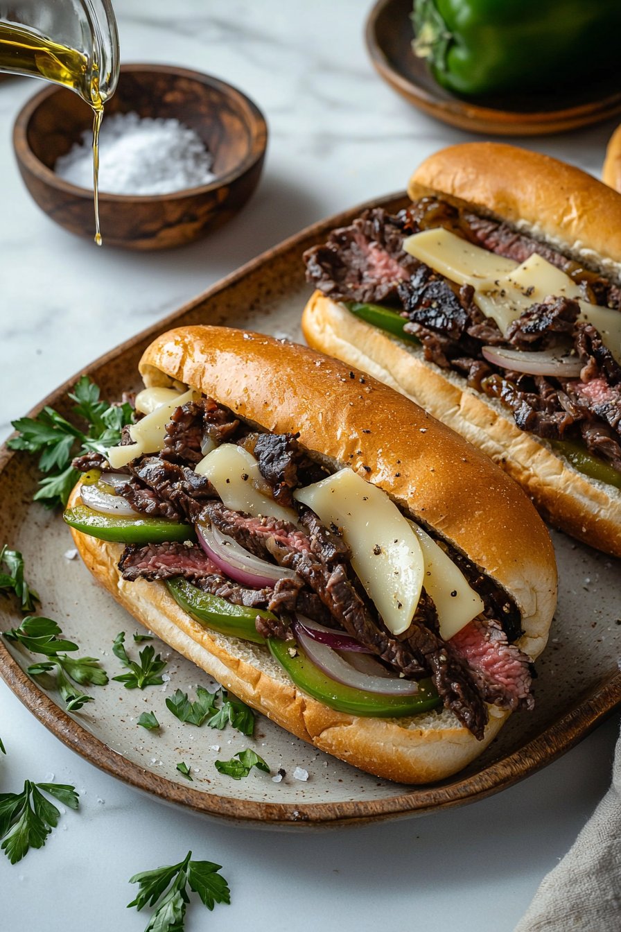 Philly Cheesesteak Sandwich