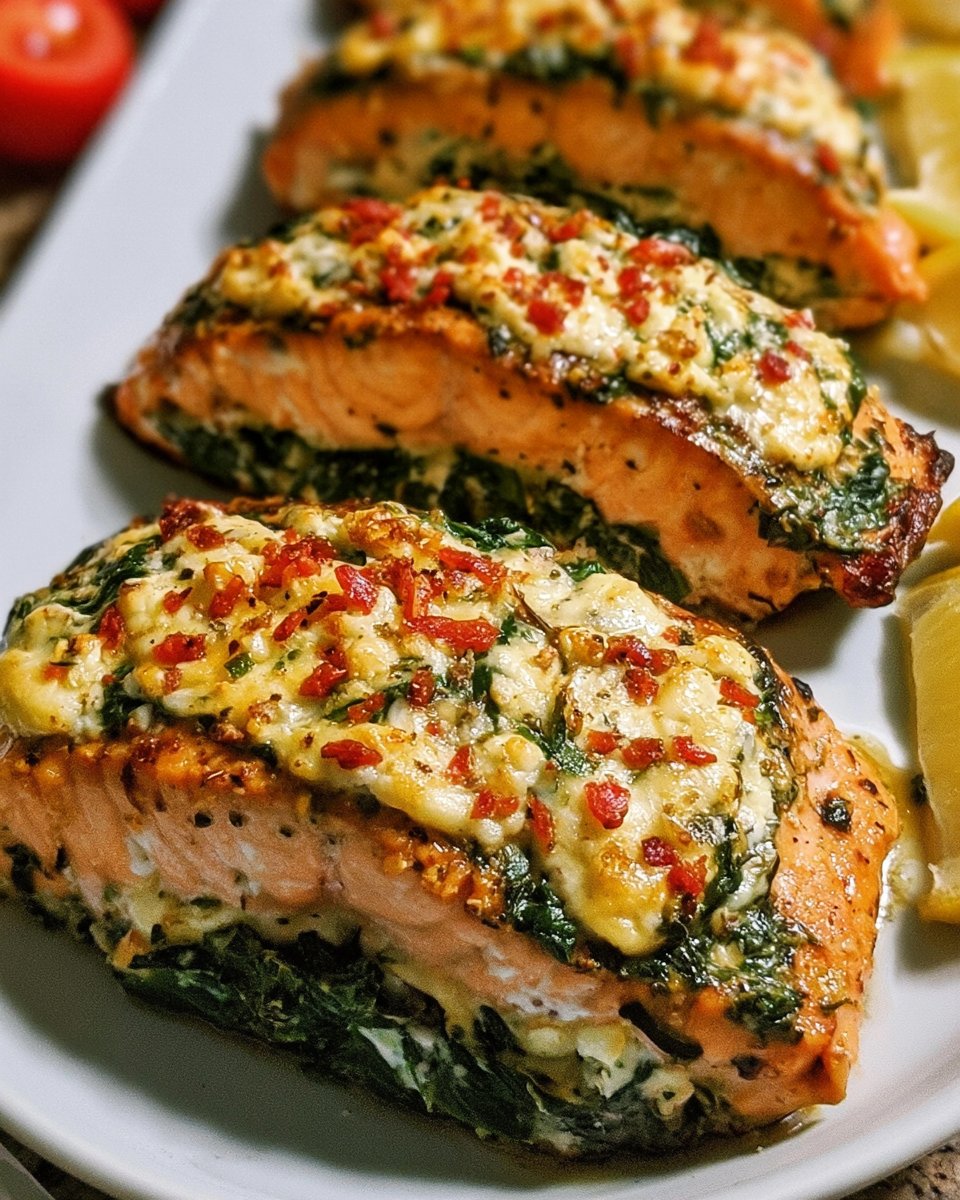 Stuffed Salmon with Spinach and Feta - 30-Minute Recipe