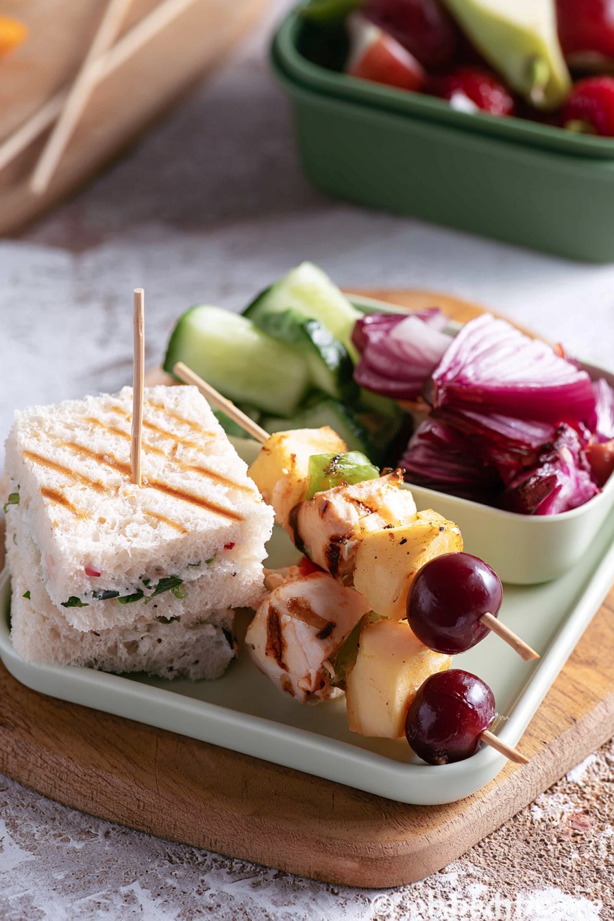 Sandwich Kabobs Bento Box