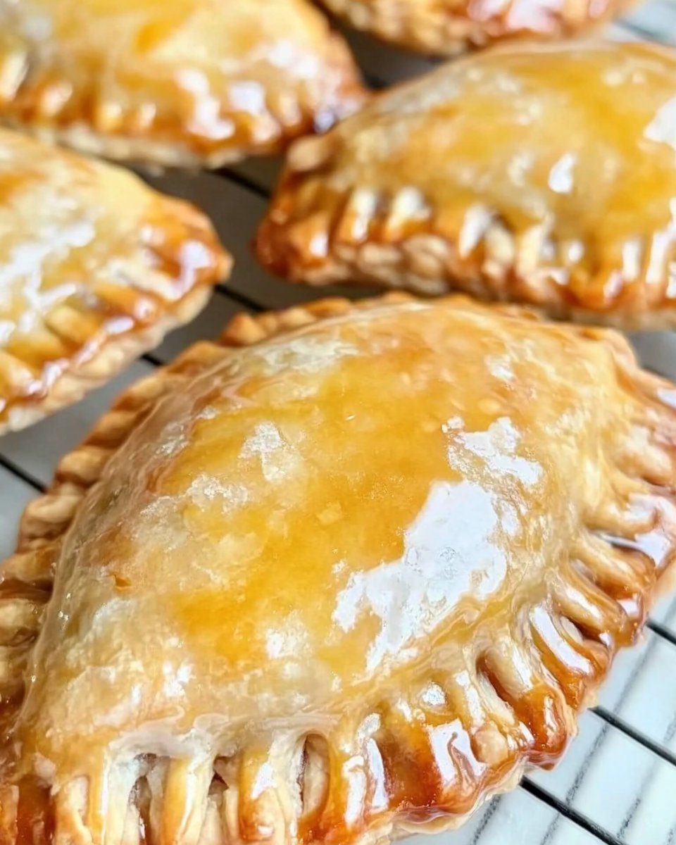 Quick and Delicious Glazed Peach Hand Pies | Easy Summer Dessert Ideas, Glazed Peach Dessert, Homemade Peach Pie Recipe