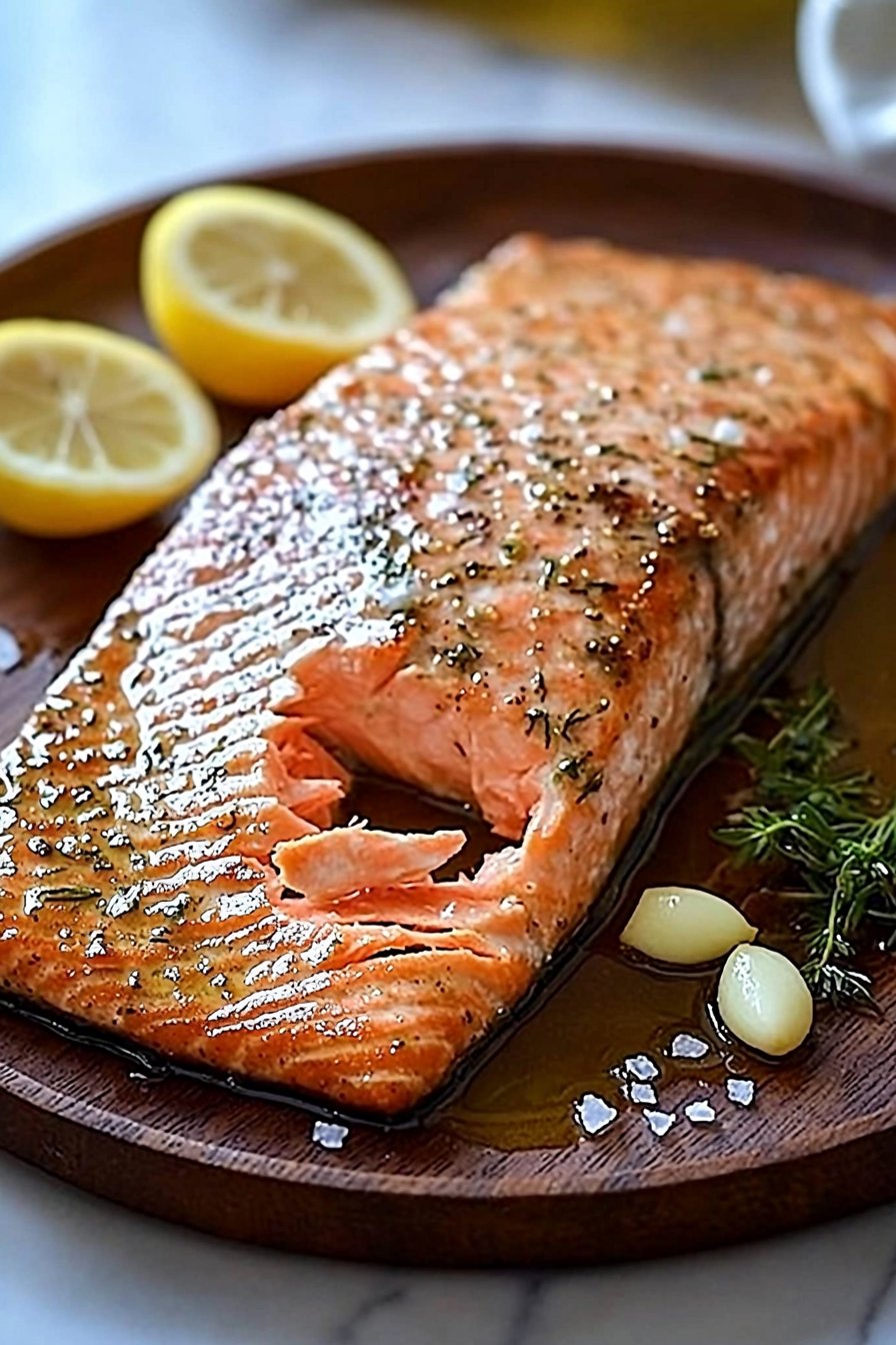K&ouml;stliches und super saftiges Lachsfilet aus dem Ofen