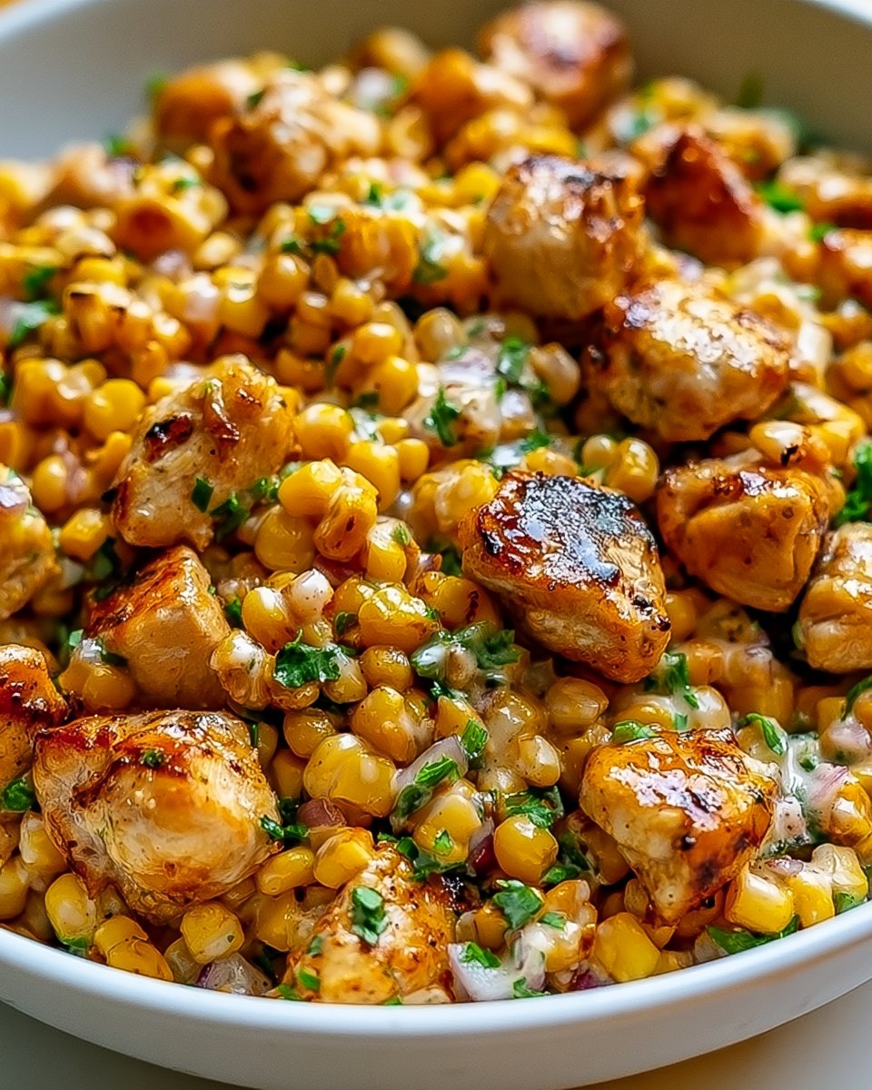 Protein-Packed Grilled Chicken Street Corn Salad