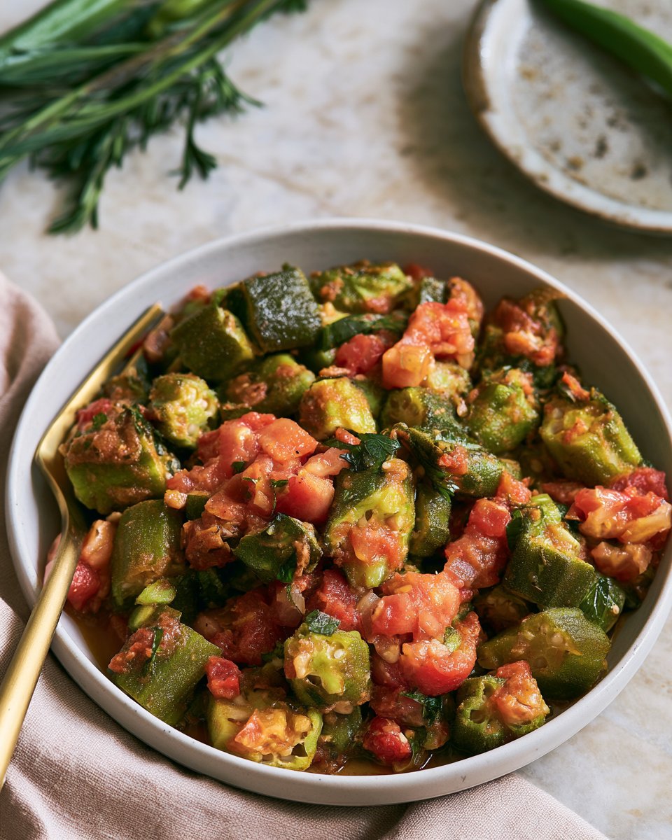 Stewed Okra And Tomatoes