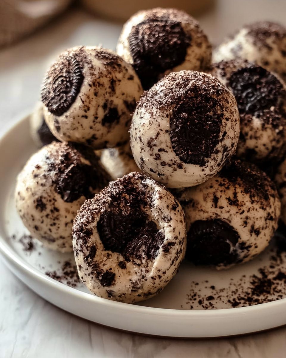 Creamy 30-Minute No-Bake Cream Cheese Oreo Protein Balls