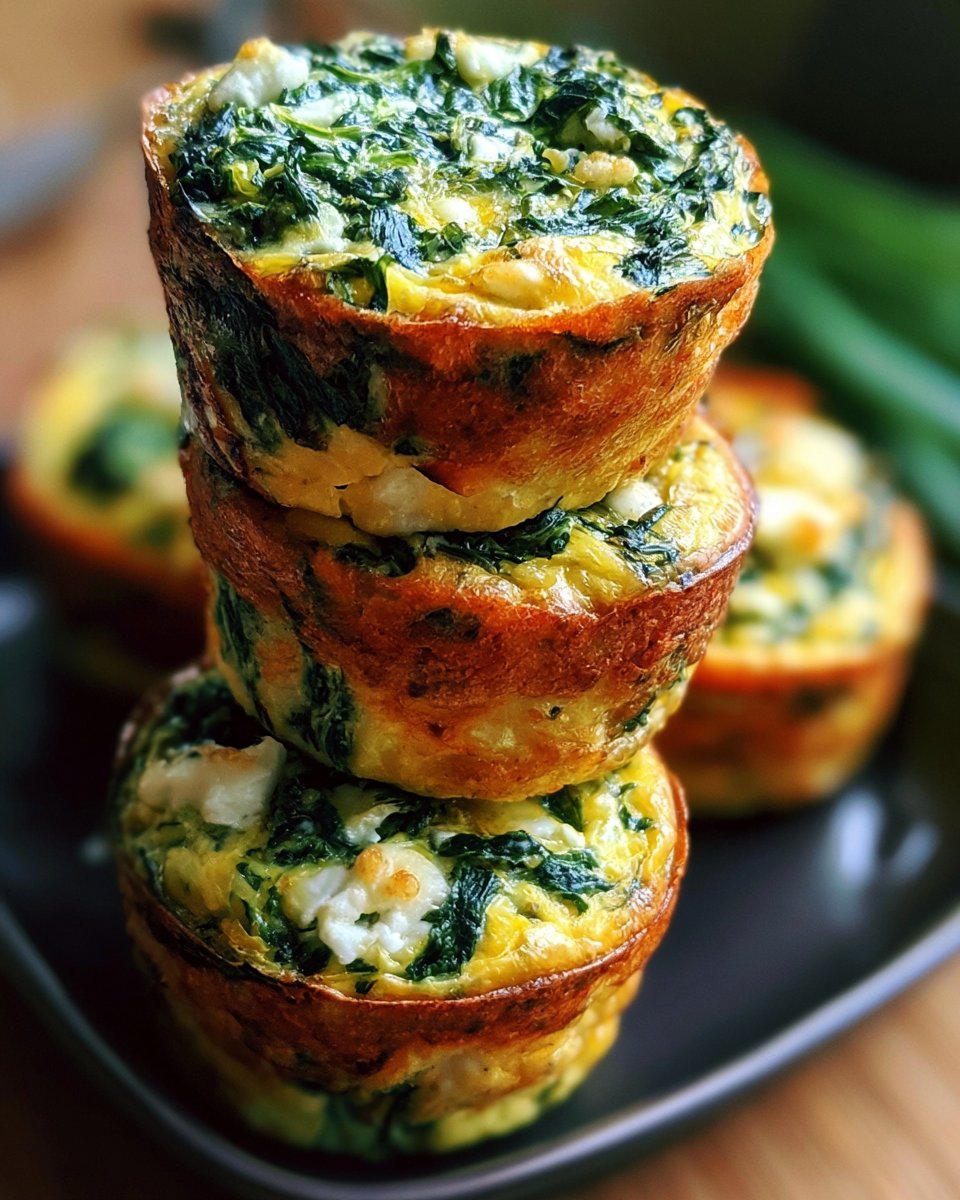 Spinach and Feta Egg Muffins