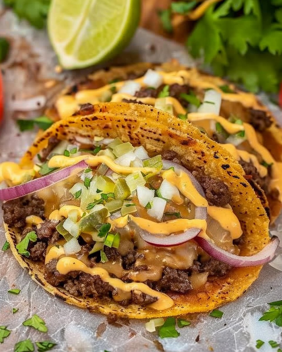 Smash Burger Tacos