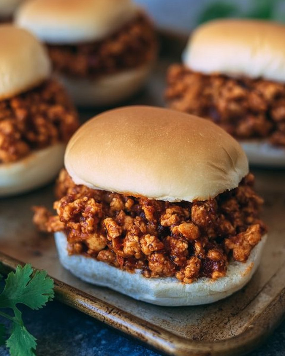 Easy Ground Chicken Sloppy Joes Recipe