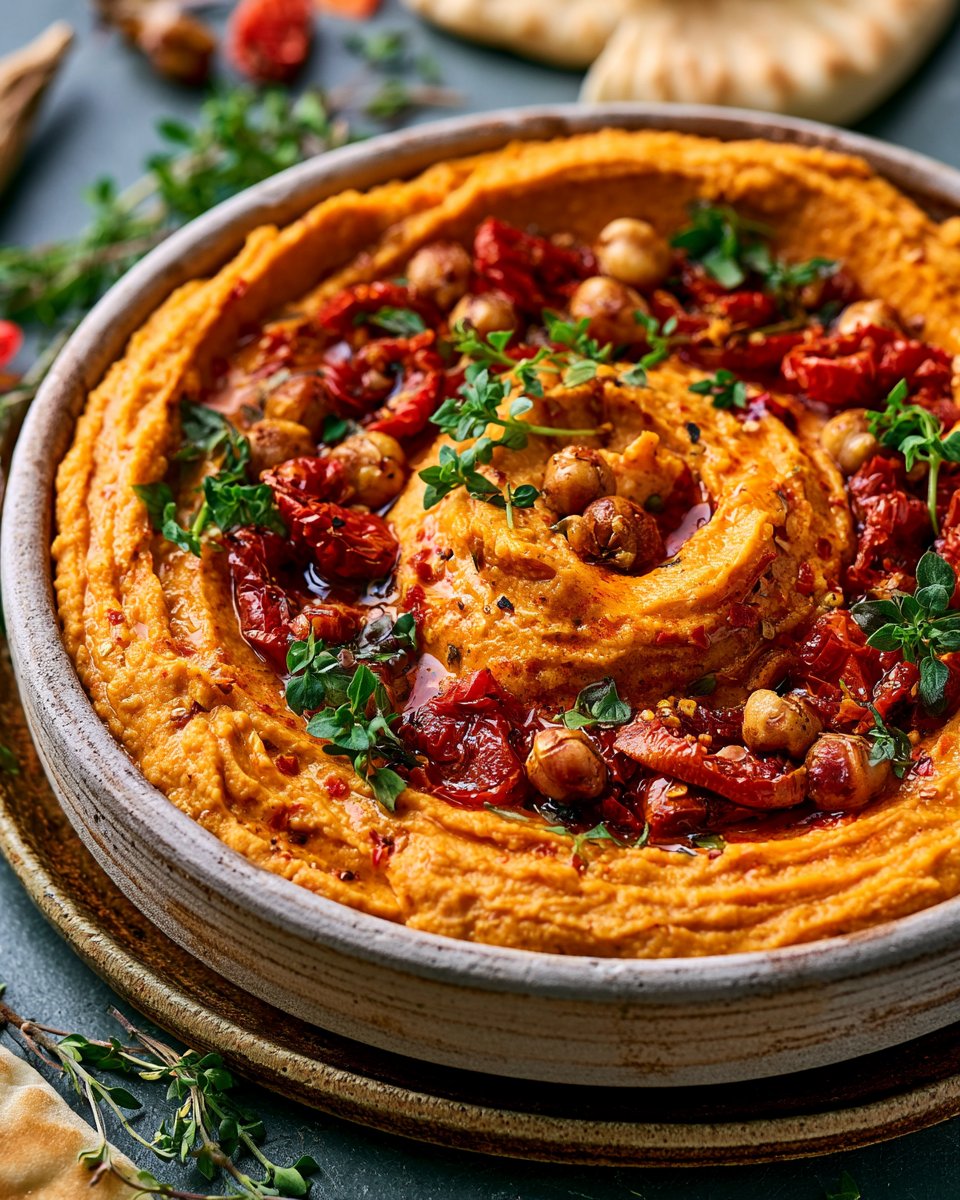 Sun Dried Tomato Hummus