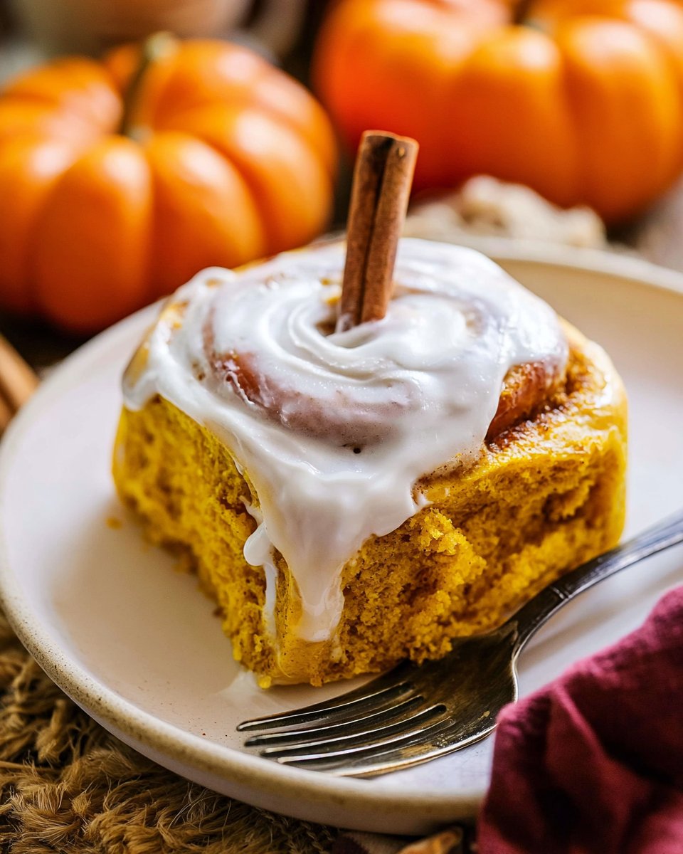 Pumpkin Cinnamon Rolls