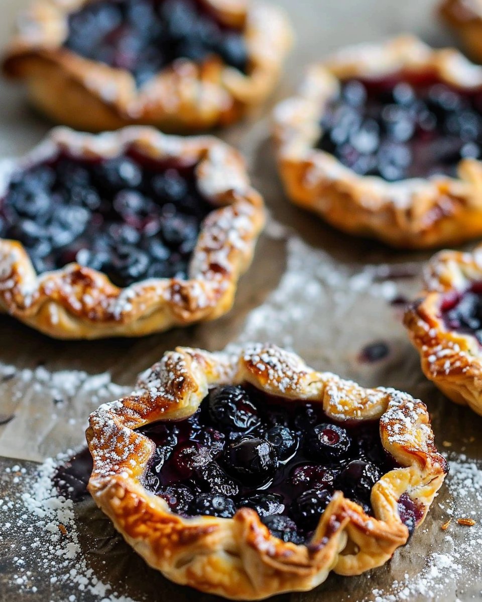 Mini Blueberry Galettes