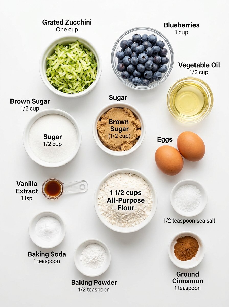 Blueberry Zucchini Bread
