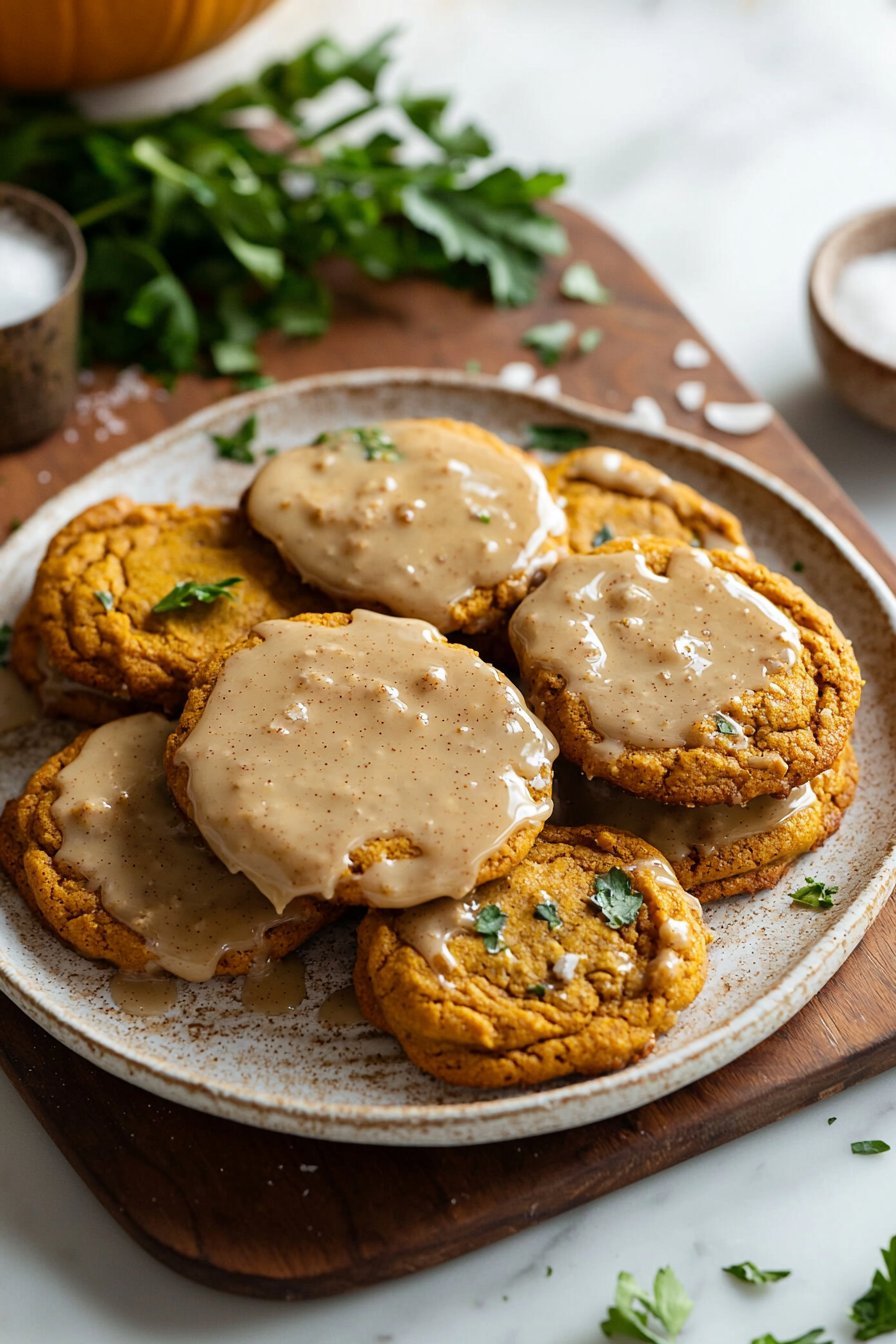 Kürbisplätzchen mit Zimtglasur