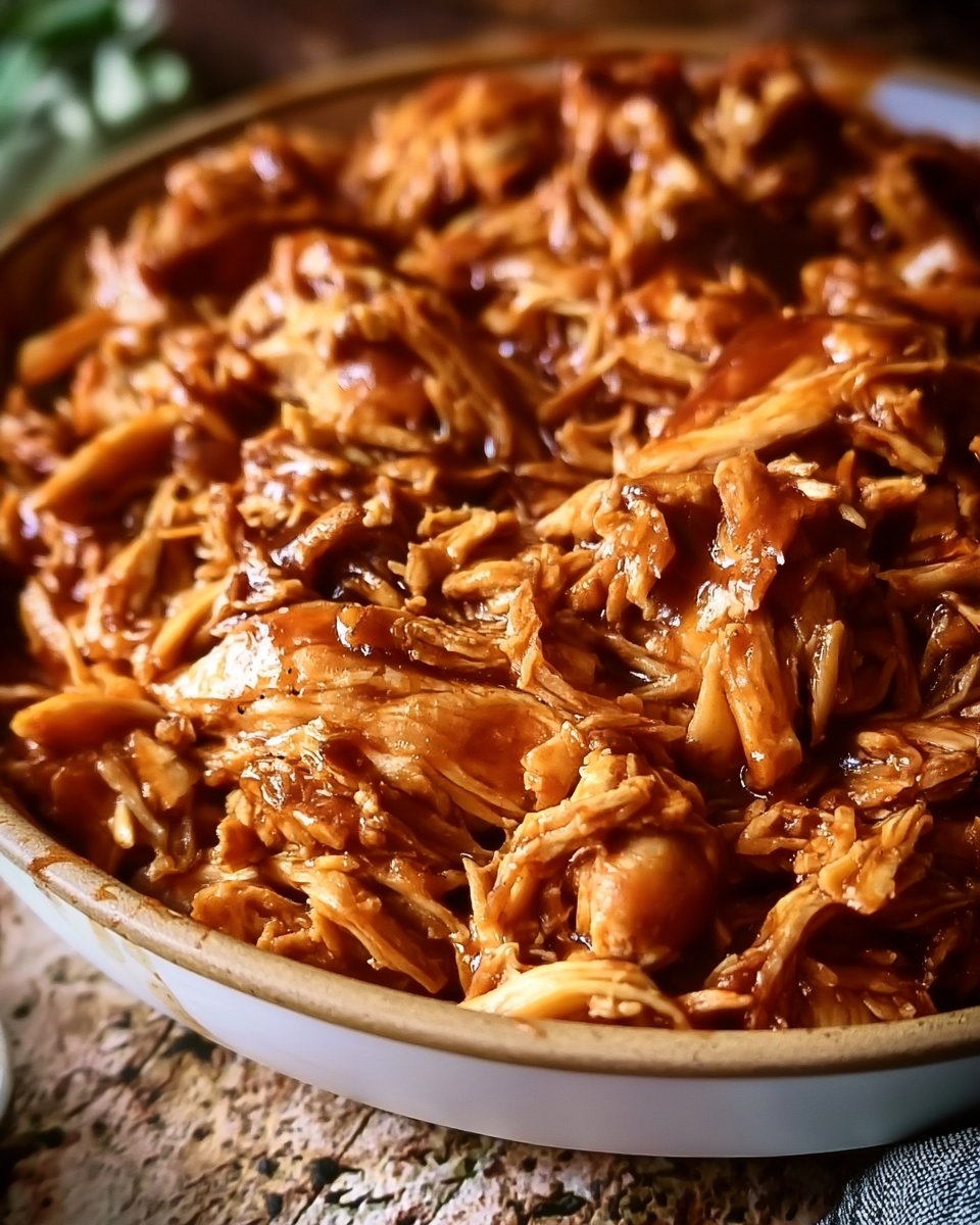Best Crockpot BBQ Chicken with Easy Pulled Chicken
