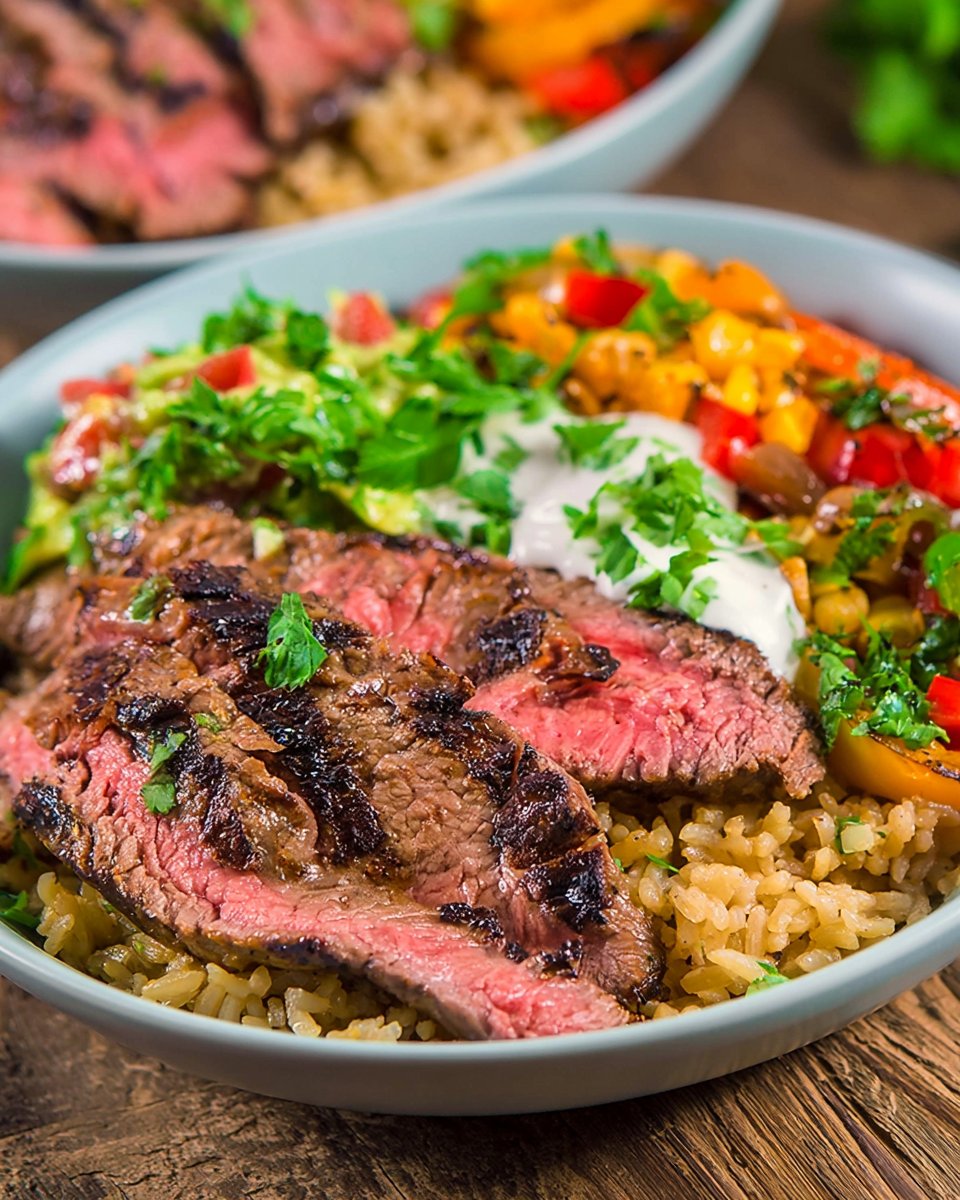 Grilled Steak Burrito Bowls