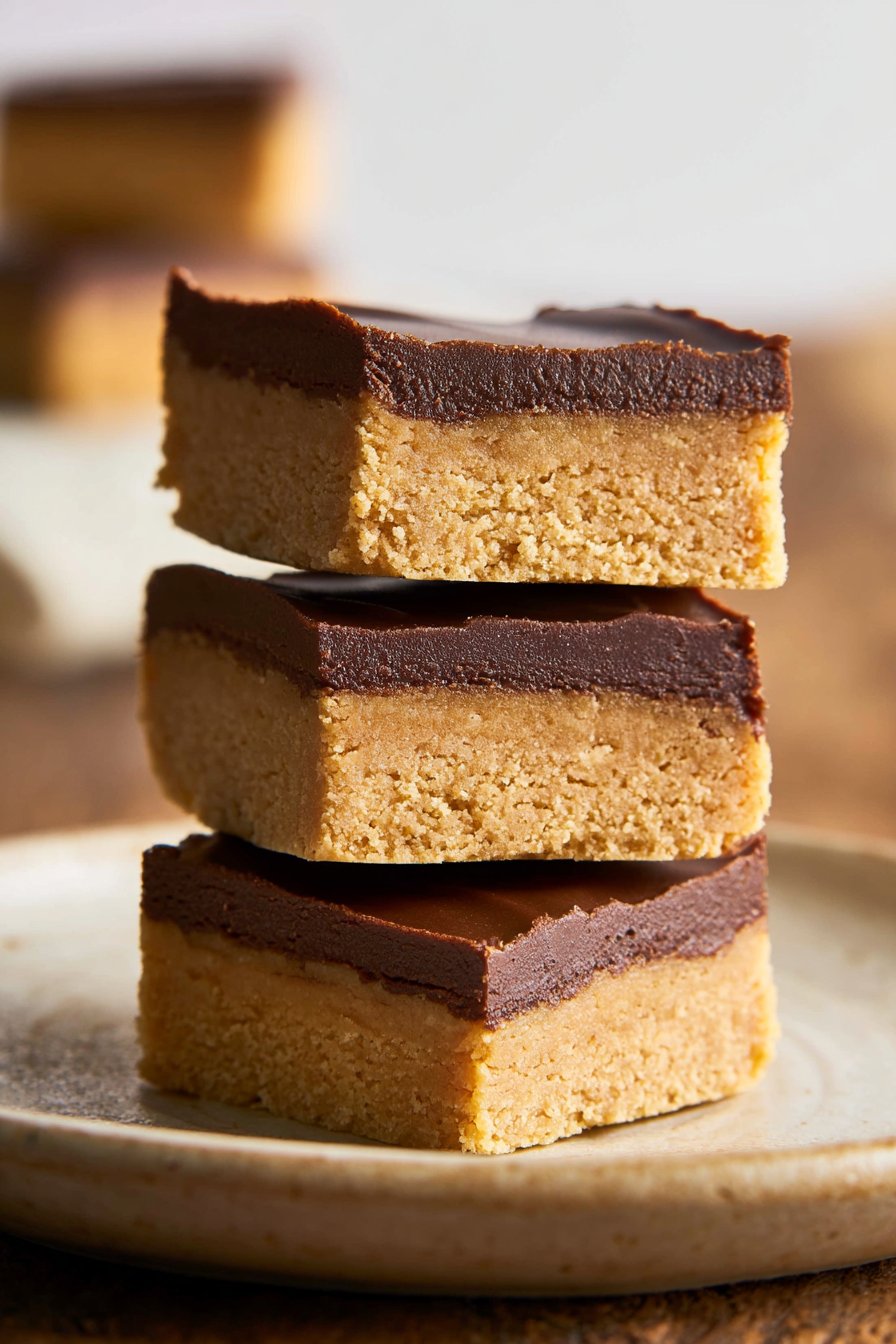 No-Bake Chocolate Peanut Butter Bars