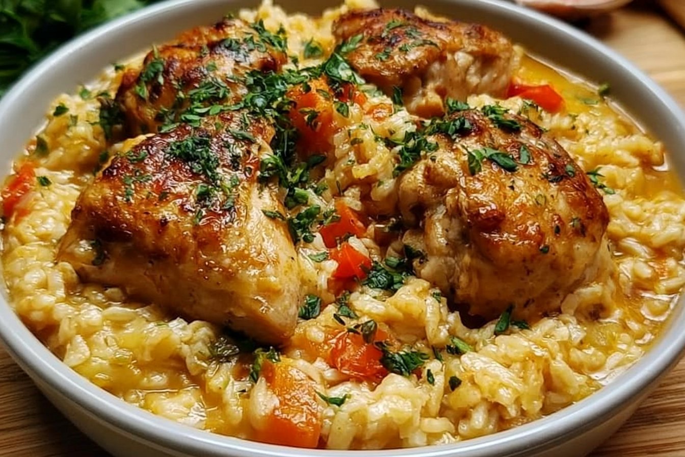 ONE POT Chicken & Rice