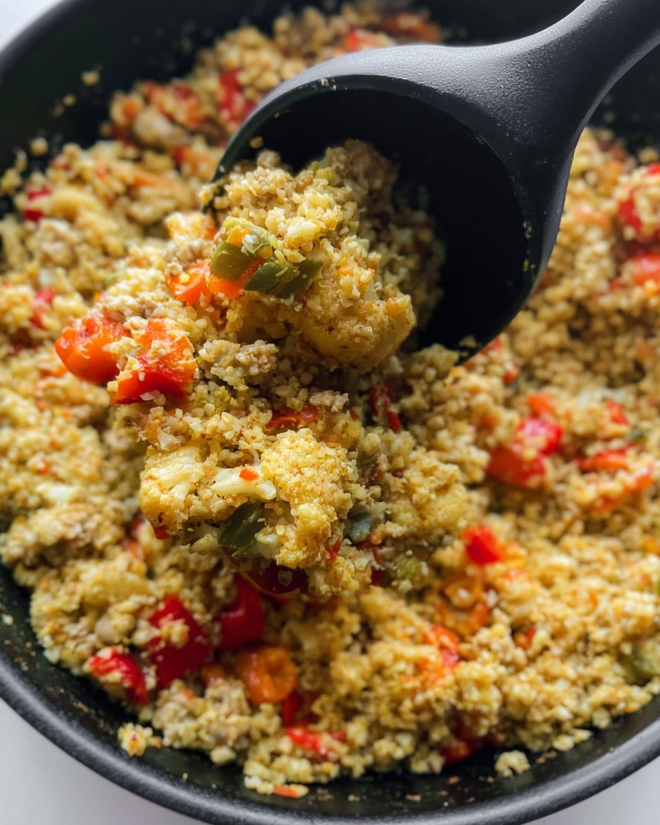 Cauliflower Rice With Ground Turkey