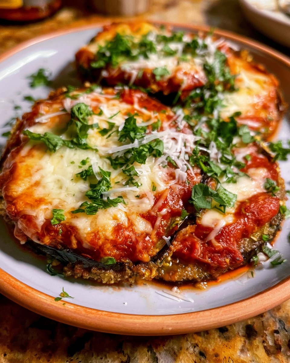 Easy Air Fryer Eggplant Parmesan