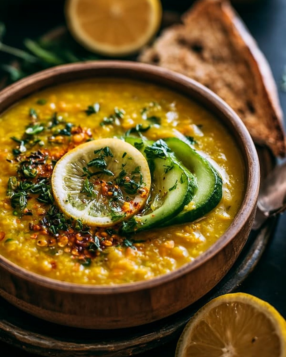 Golden Lemon Lentil Soup