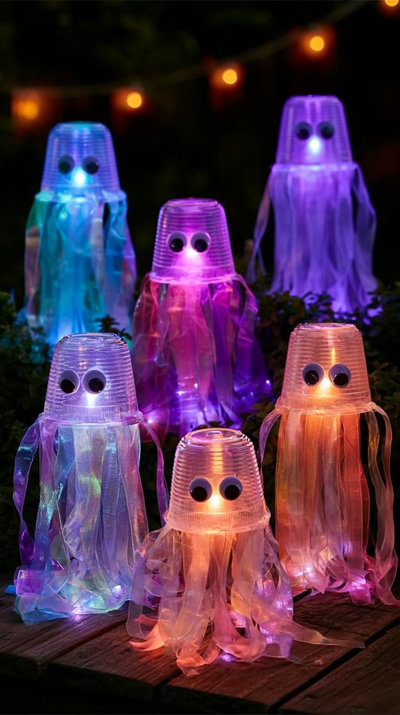 Glowing Jellyfish Cup Lanterns