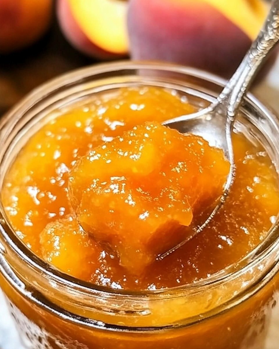 Homemade Peach Jam Recipe (Water Bath Canning)