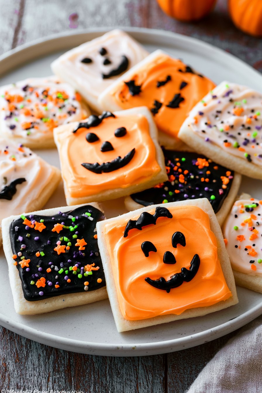 Halloween Cookies with Frosting
