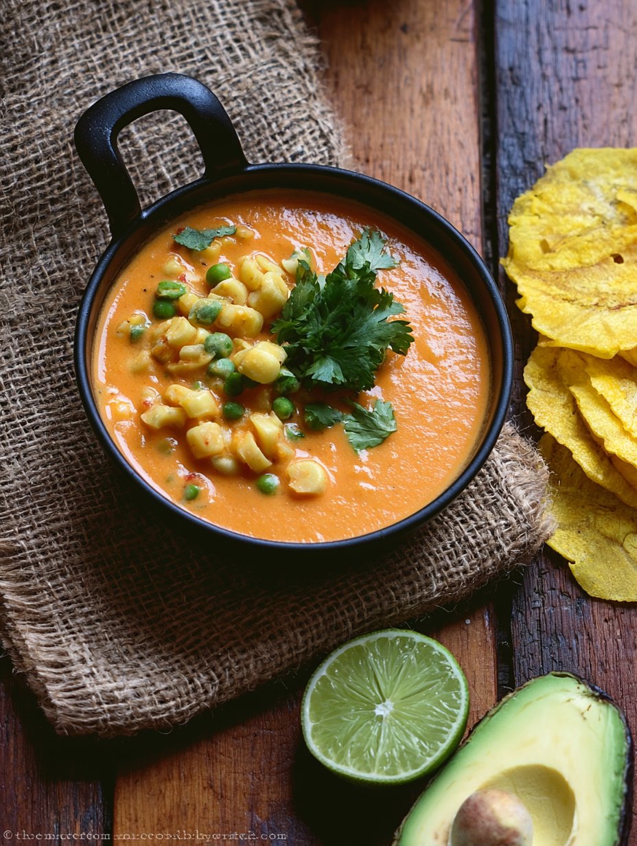 Receta de Sopa de Pollo y Coco