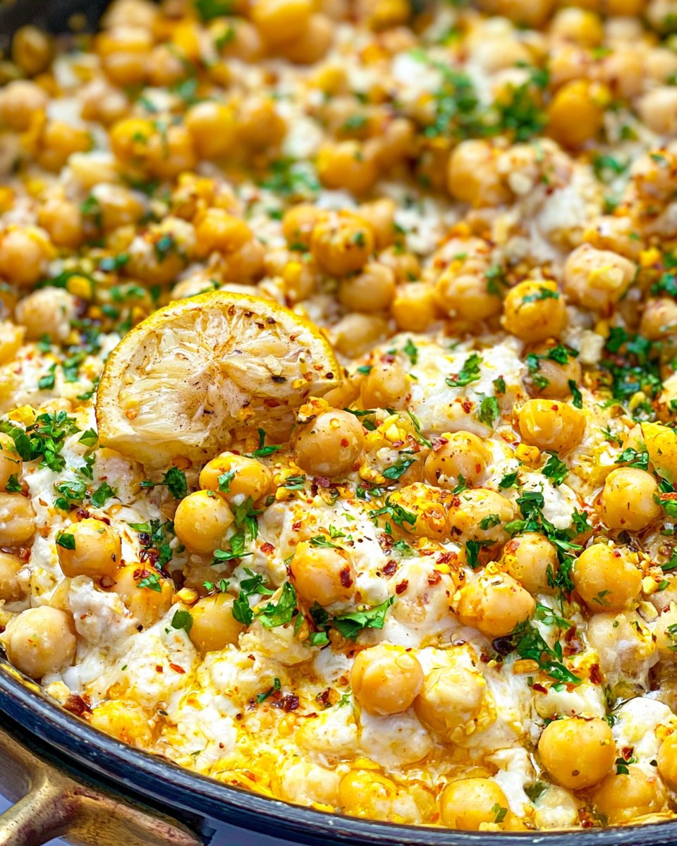 Chickpea Lemon Skillet