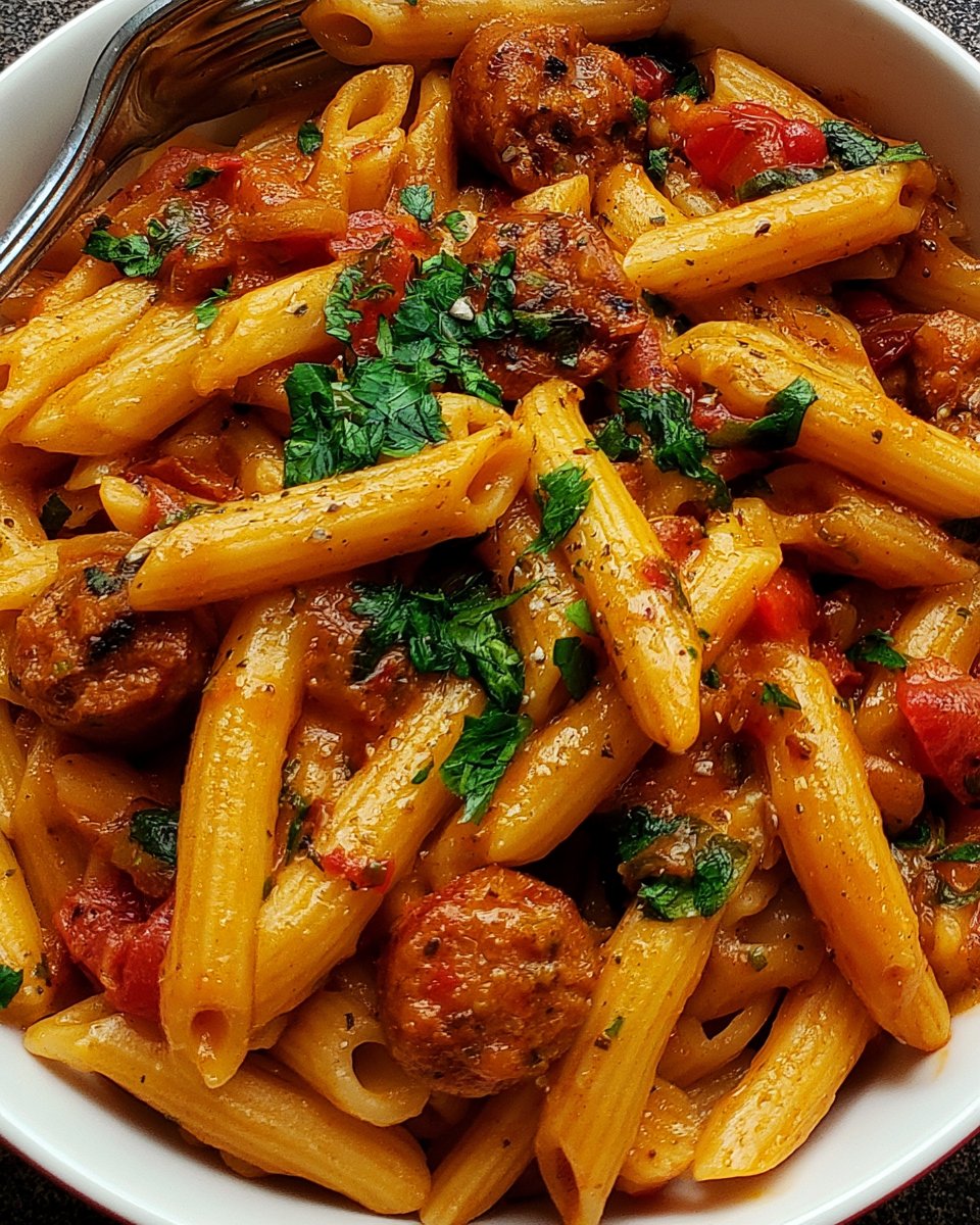 Cajun Sausage Pasta Recipe