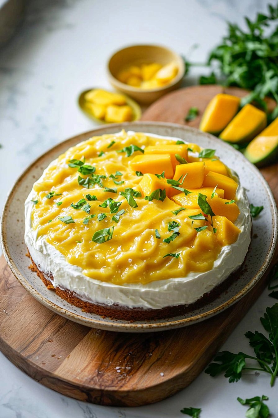 Mango Mousse Cake