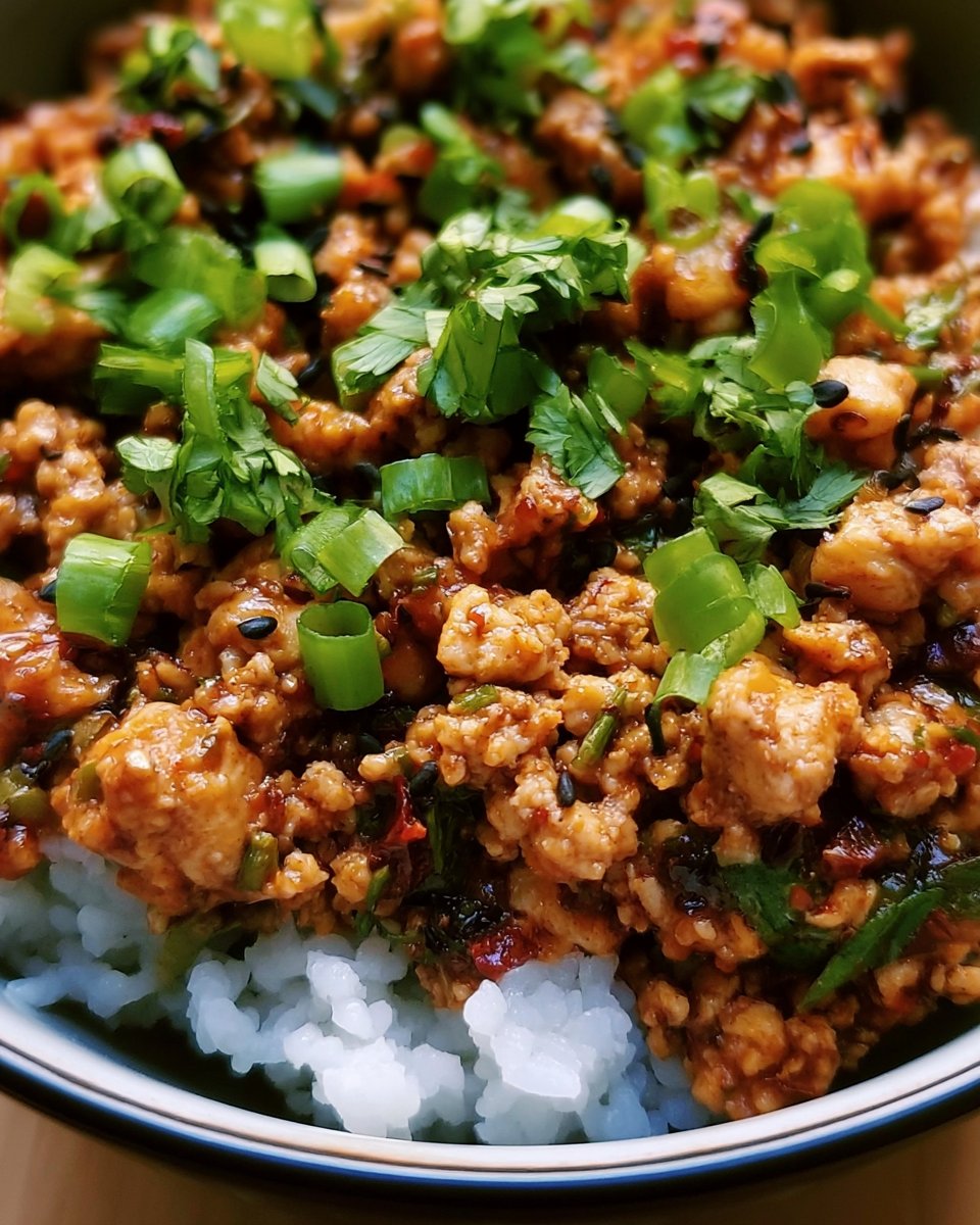 Low-Carb Firecracker Ground Chicken Recipe
